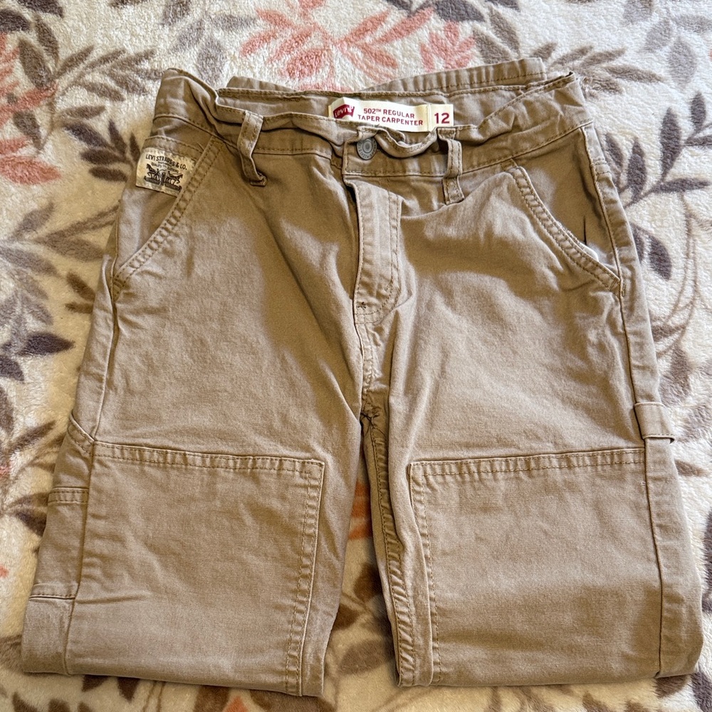 Levi's Kids Tan Cargo Pants